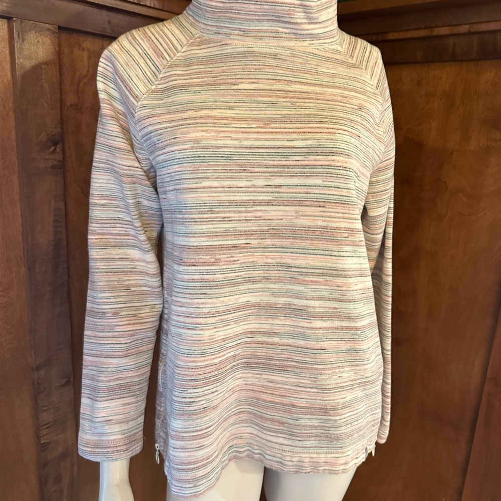 T by Talbots Striped Multicolor Women's Tunic